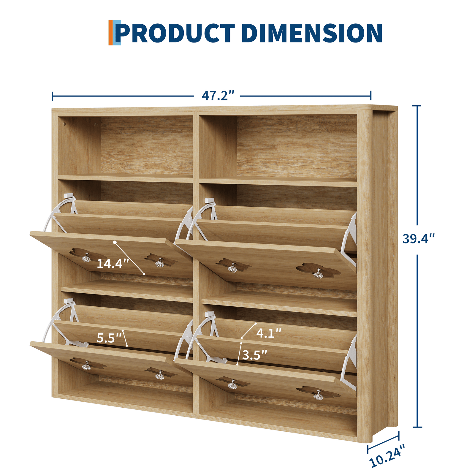 Dining Table, 1 Hollow Flower Shoe Cabinet - Stylish and Functional Storage Solution for Organizing Footwear, Space Saving Expandable Furniture for Dining Room & Small Apartments, Easy Assembly Home Essentials
