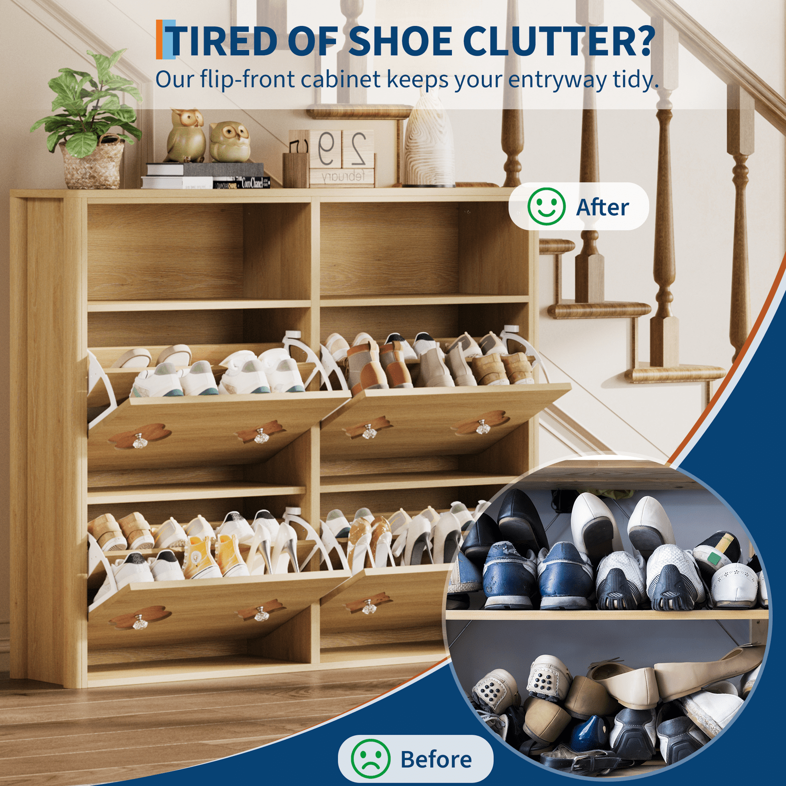 Dining Table, 1 Hollow Flower Shoe Cabinet - Stylish and Functional Storage Solution for Organizing Footwear, Space Saving Expandable Furniture for Dining Room & Small Apartments, Easy Assembly Home Essentials